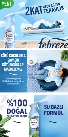 FEBREZE AEROSOL TEMIZ CARSAF 185 ML