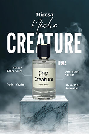 Mirosa de France Creature Niche Collection Yüksek Kalıcı Erkek Parfum invictus EDP Premium Kutu 50ml N502