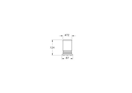 VitrA Base 300 A44142 Diş Fırçalığı, Krom