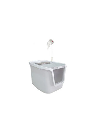 3 In 1 Cat Toilet Beyaz