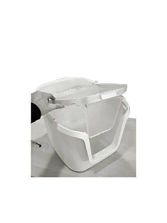 3 In 1 Cat Toilet Beyaz