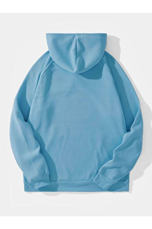 Unisex Atalanta Baskılı Oversize Kapşonlu Sweatshirt