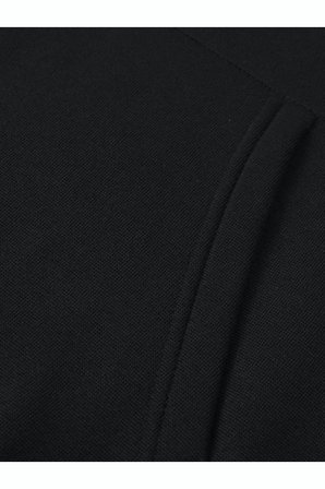 Unisex Siyah Dream Kelebek Baskılı Kapşonlu Oversize Sweatshirt