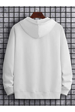 Unisex Dream Baskılı Oversize Kapüşonlu Sweatshirt