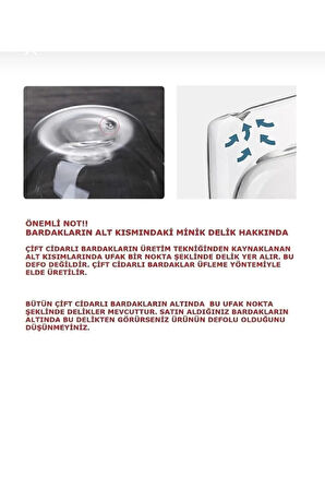 Kurutulmuş Çiçekli Bardak Camlı Çift Cidarlı Borosilikat Cam Bardak Kupa Fincan 250ml