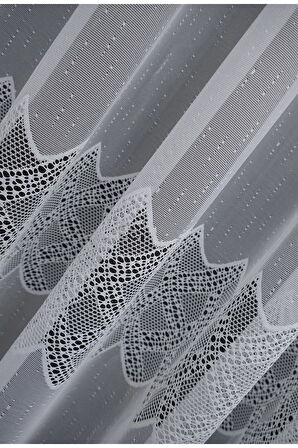 Farbateks Dikim Ara Dantel Tasarım Yeni Model 3kat Pileli Ütü Istemez Kırışmaz