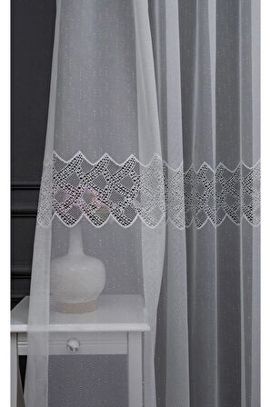 Farbateks Dikim Ara Dantel Tasarım Yeni Model 3kat Pileli Ütü Istemez Kırışmaz