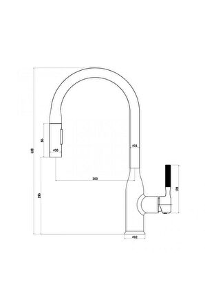 Newarc Mutfak Lavabo ve Banyo Seti (Siyah Seri)