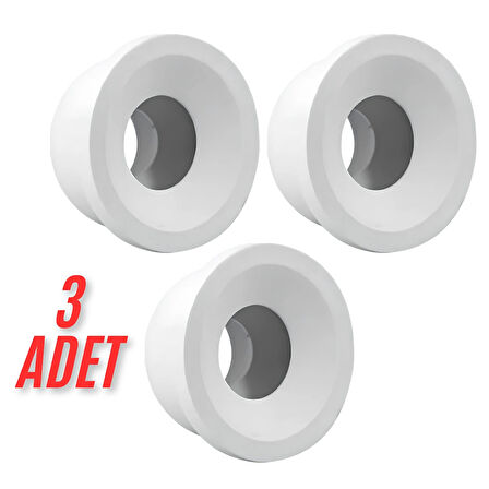 3 Adet Gri Lavabo Sifonu ve Conta Seti – Komple Ev Lavabo Değişim Seti Yüksek Kalite