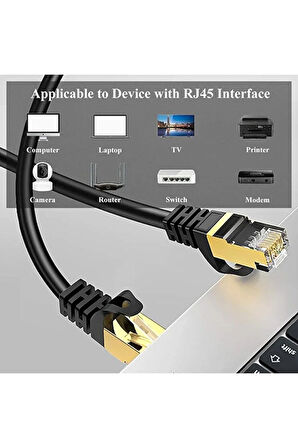 3 Metre 3mt Cat7 Patch Kablo Cat7 Ethernet Kablosu 10gbps Internet Kablosu Rj45 Network Cord Patch