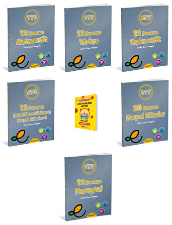 Endemik TYT - AYT Eşit Ağırlık 6lı Deneme Seti ve Planlama Defteri