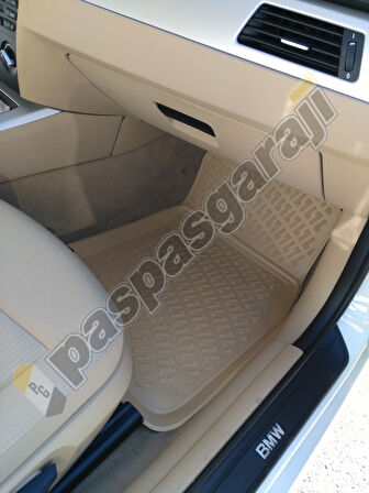 Bmw 3 Serisi E90 3D Havuzlu Bej Renk Paspas, 2005-2013 Arası