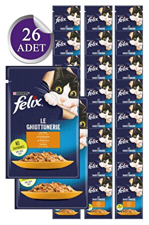 Felix Tavuklu Yetişkin Yaş Kedi Maması 85 Gr X 26 Adet (yeni Paket)