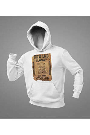 Reward Sub-Zero Wanted Baskılı Unisex Oversize Anime Hoodie