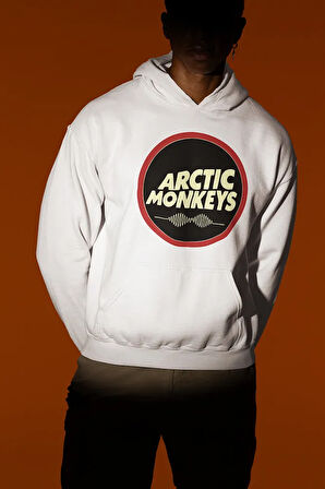 Arctic Monkeys Müzik Grubu Baskılı Unisex Oversize Hoodie