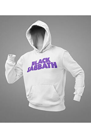 Black Sabbath Yazılı Unisex Oversize Hoodie