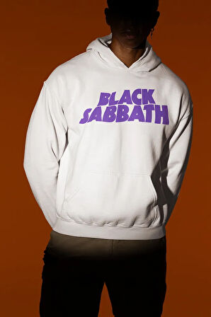 Black Sabbath Yazılı Unisex Oversize Hoodie