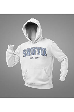 Swiftie Est. 1989 Baskılı Unisex Oversize Taylor Swift Hoodie