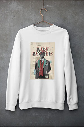 Peaky Blinders Tasarım Baskılı Unisex Oversize Tommy Shelby Sweatshirt