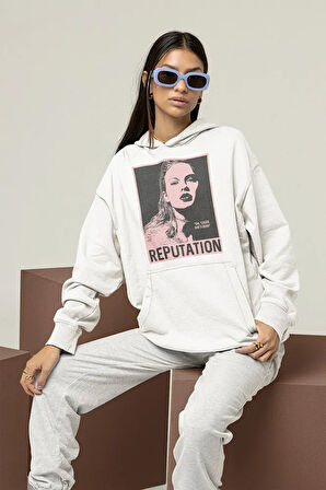 Oh Cause She Is Dead Yazılı Unisex Oversize Taylor Swift Hoodie