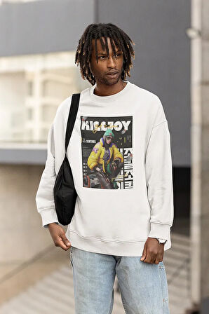 Killjoy Karakter Baskılı Unisex Oversize Valoorant Sweatshirt