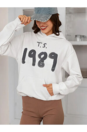 Taylor's Version 1989 Baskılı Unisex Oversize Tasarım Şarkıcı Taylor Swift Hoodie