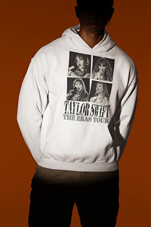Unisex Taylor Swift The Eras Tour Baskılı Oversize Hoodie