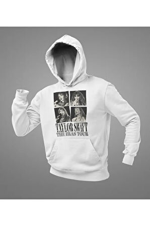 Unisex Taylor Swift The Eras Tour Baskılı Oversize Hoodie
