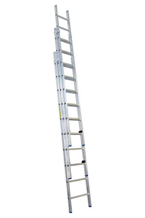 Elmas Serisi - 3 Parça X 2 Metre = 6 Metre Alüminyum Merdiven - Yerli Üretim
