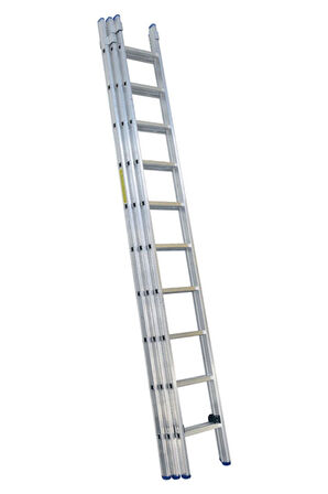 Elmas Serisi - 3 Parça X 2 Metre = 6 Metre Alüminyum Merdiven - Yerli Üretim