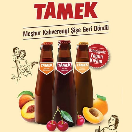 Tamek Kahverengi Şişe Karma Paket