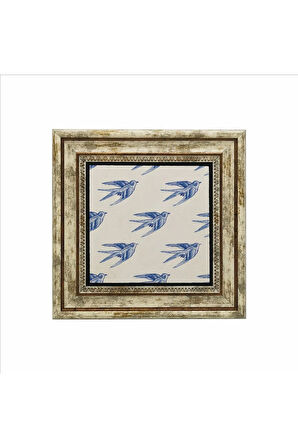 Hollanda Deseni Baskılı Taş Tablo 25X25