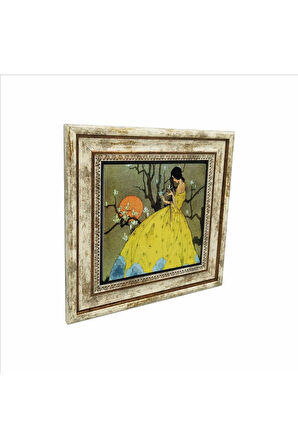 Baharın Vaadi (Majorie Miller, 1920’ler) Baskılı Taş Tablo 25X25