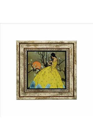 Baharın Vaadi (Majorie Miller, 1920’ler) Baskılı Taş Tablo 25X25
