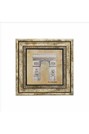 Zafer Takı (Arc de Triomphe) Baskılı Taş Tablo 25X25