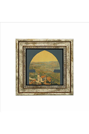 İtalya Görseli Baskılı Taş Tablo 25X25