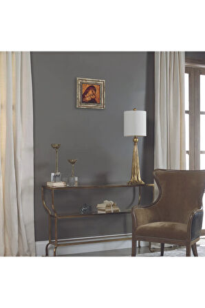 İsa ve Meryem Görseli Baskılı Taş Tablo 25X25