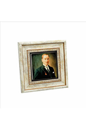 Mustafa Kemal Atatürk Baskılı Taş Tablo 25X25