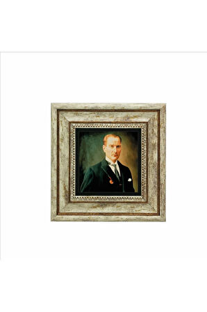 Mustafa Kemal Atatürk Baskılı Taş Tablo 25X25