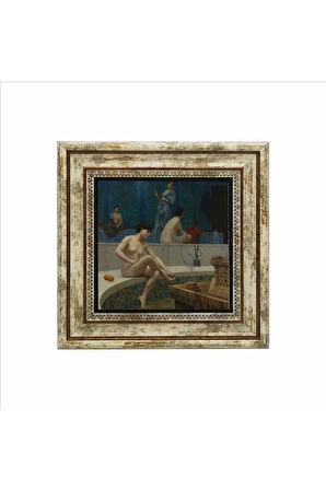 Hamam Baskılı Taş Tablo 25X25
