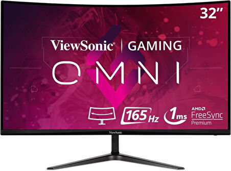 ViewSonic VX3218-PC-MHDJ 31.5" 1ms Full HD Curved Oyuncu Monitörü Outlet