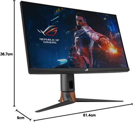 Asus ROG Swift PG27AQN 27" 1 ms 2K Pivot IPS 360 Hz Oyuncu Monitörü Outlet