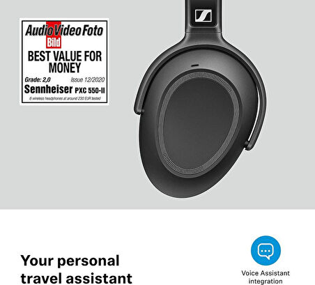Sennheiser PXC 550-II Wireless ANC Kulak Üstü Bluetooth Kulaklık Outlet