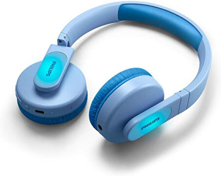Philips TAK4206BL Mavi Kulak Üstü Bluetooth Kulaklık - OUTLET