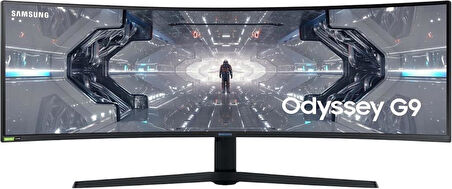 Samsung Odyssey G9 LC49G95TSSRXUF 49" 1ms G-Sync Freesync Curved Oyuncu Monitörü Teşhir