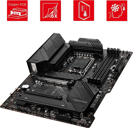 MSI Mag B660 Tomahawk Wi-Fi Intel LGA1700 DDR4 ATX Anakart Teşhir