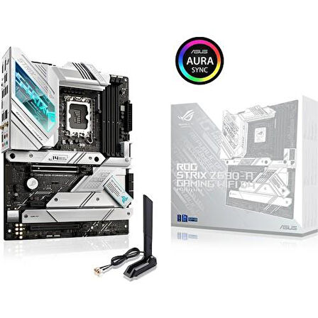 Asus Rog Strix Z690-A Gaming Wi-Fi D5 Intel LGA1700 DDR5 ATX Anakart Teşhir