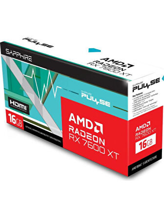 Sapphire RX 7600 XT Pulse 11339-04-20G 128 Bit GDDR6 16 GB Ekran Kartı - Teşhir