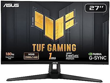 Asus TUF Gaming VG27AQ3A 27" 1 ms 2K IPS 180 Hz Oyuncu Monitörü - Teşhir