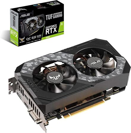 Asus RTX 2060 DUAL-RTX2060-O6G-EVO 192 Bit GDDR6 6 GB Ekran Kartı Teşhir